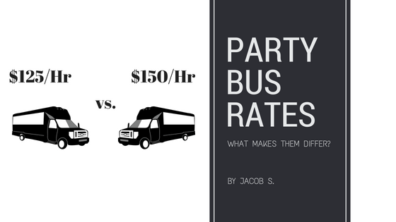 Why Are Party Bus Rates So Different